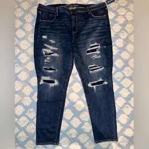 American Eagle Outfitters Dark Blue Denim